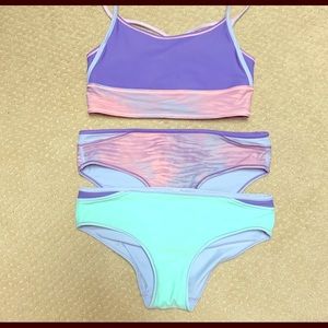 Ivivva by Lululemon Reversible Bikini Set